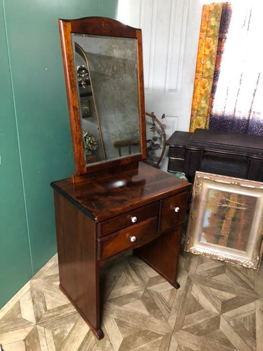 ドレッサー 鏡台 アンティーク インテリア ビンテージ 薔薇 ローズ