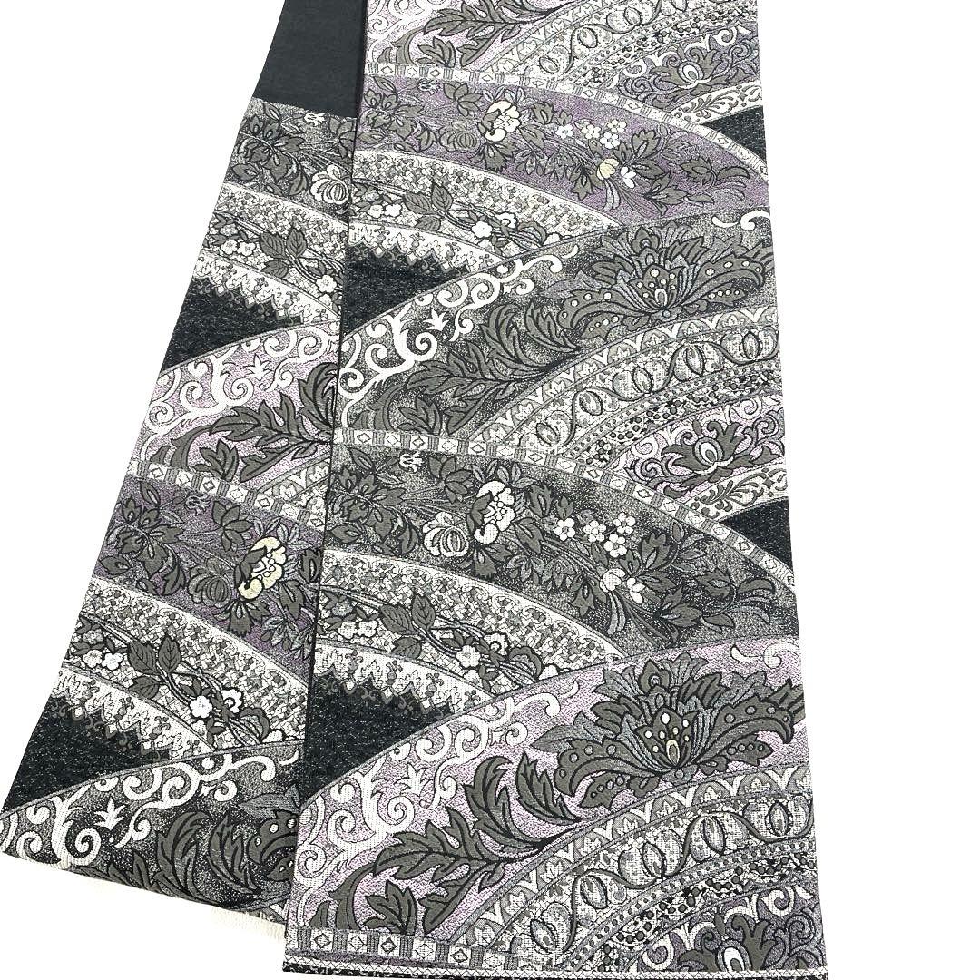 専用帯5117 ●高級 正絹 片面全通 リバーシブル 袋帯