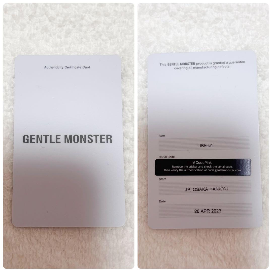 Xgugfd 【確実正規品】GENTLEMONSTER LIBE サングラ