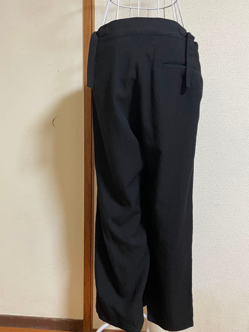 ヨウジヤマモト　リミフゥ　ラップパンツ　ウールギャバジン