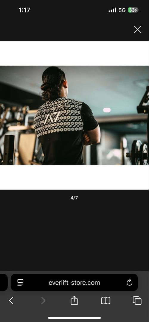 A7　バーグリップTシャツ　Mサイズ