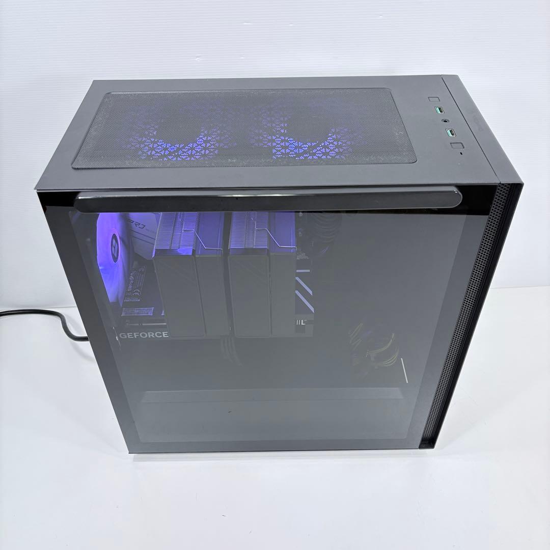 美品 自作ゲーミングPC Ryzen7 5700X RTX4060 色変可LED