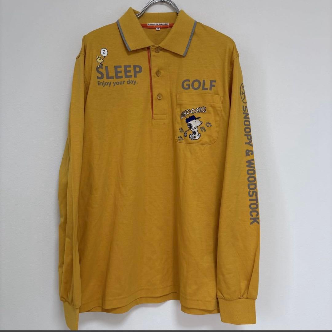 CASTELBAJAC カステルバジャック スポーツ スヌーピー 長袖ポロシャツ
