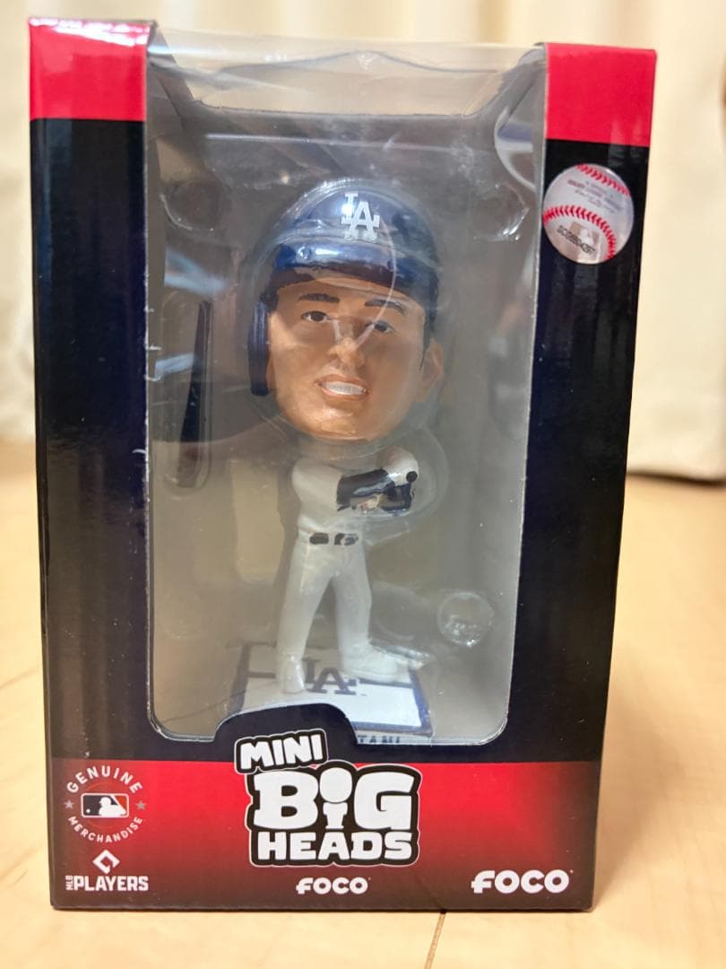 大谷翔平 限定レア ミニ ボブルヘッド ドジャース ボール付き