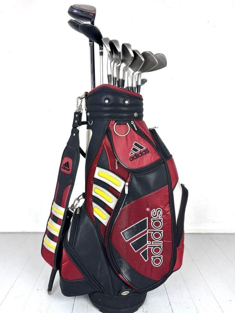 本格派 メンズゴルフクラブ 12本 フルセット ゴルフセット adidas