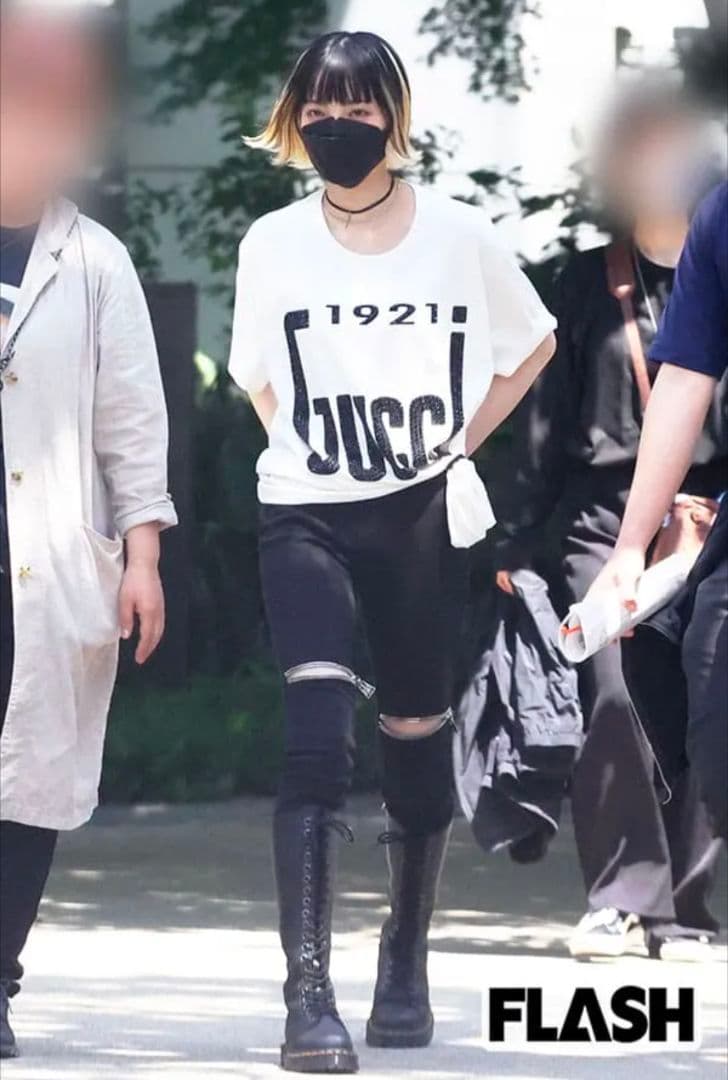 Dr.Martens 1B60BEX UK5 黒 厚底 20ホール 平手友梨奈