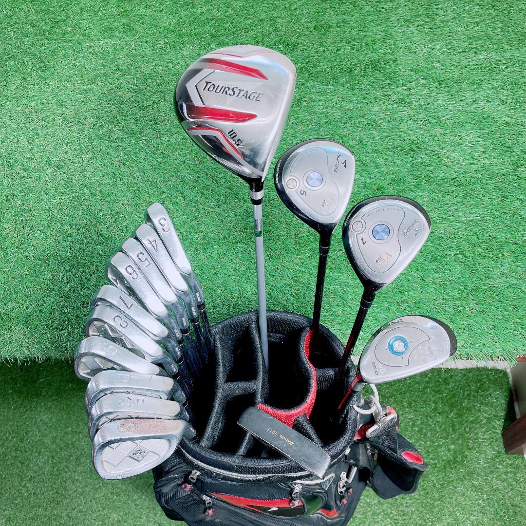 TOURSTAGE V002 初心者　ゴルフクラブ セット 15本 N2329