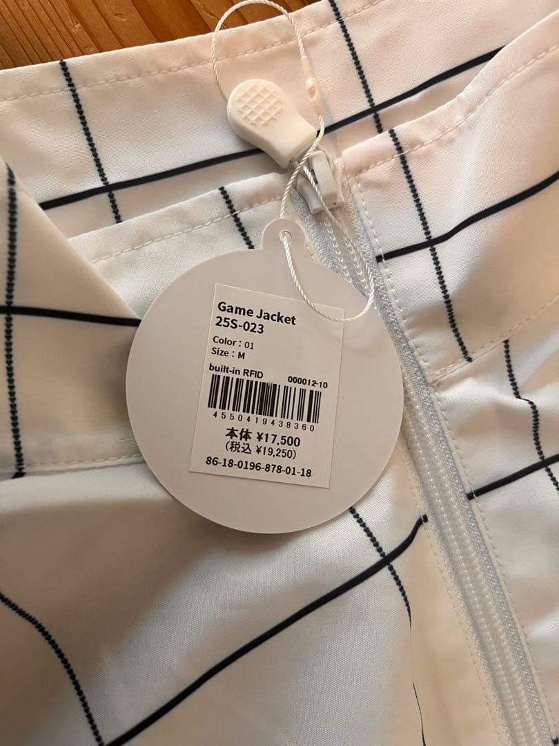 Setinn Game Jacket M ホワイト チェック