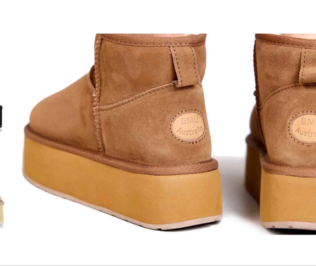 エミュー EMU 厚底ムートンブーツPLATFORM MICRO WOOL24