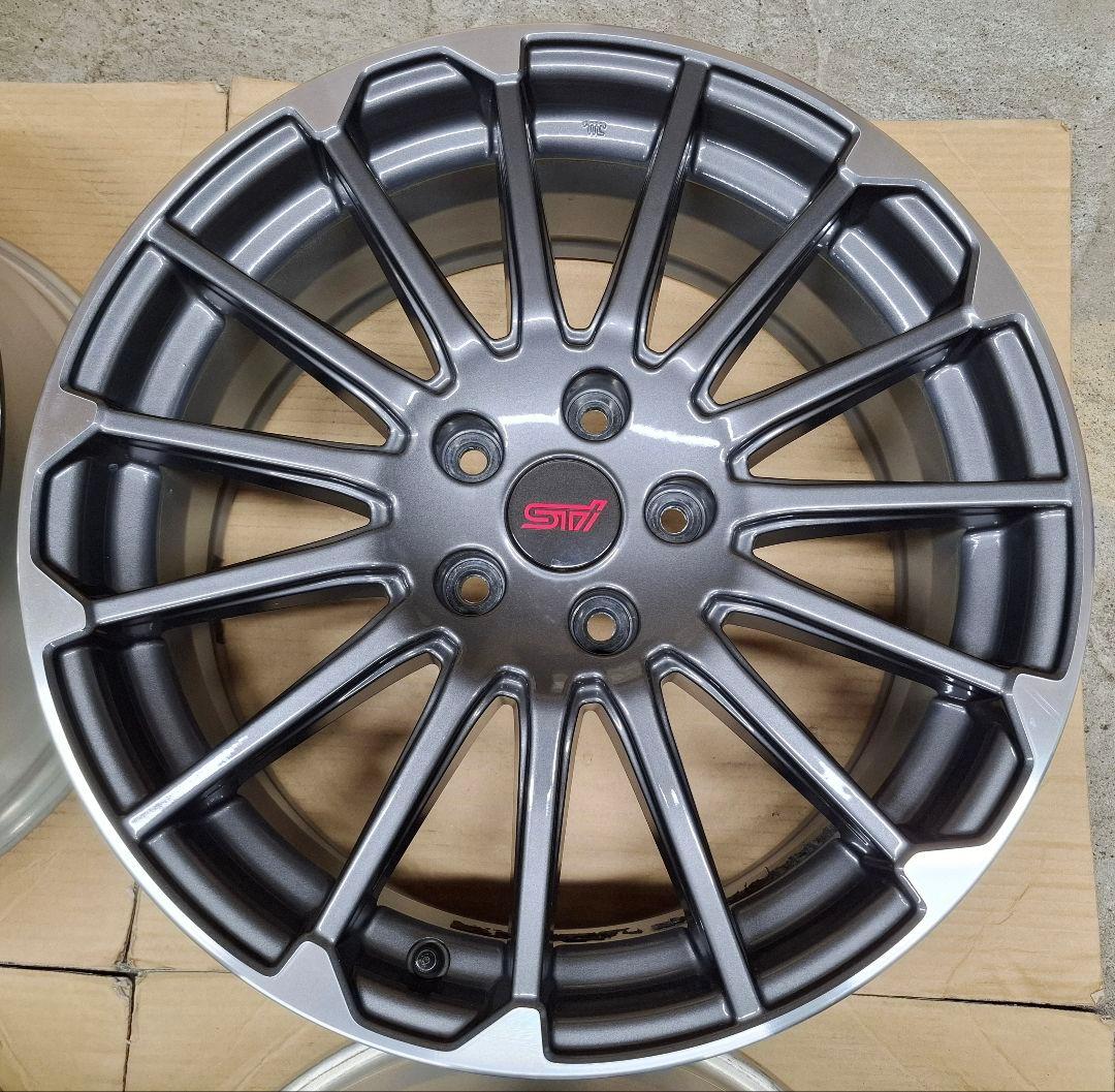 【新車外し】スバル レヴォーグ STIスポーツ 純正 ホイール 4本 7.5J