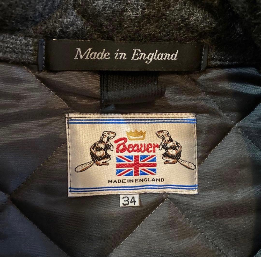 BEAVER キルティングベスト 英国製　サイズ34(S相当)