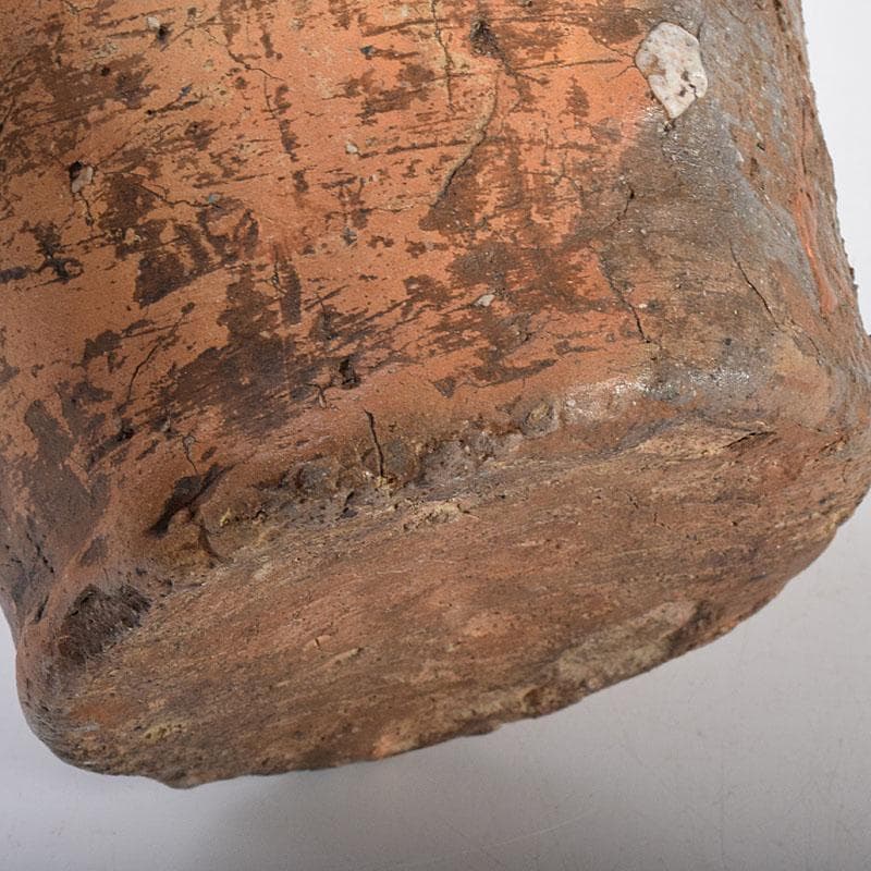 信楽焼　古信楽　蹲（うずくまる）壺　小壺　時代箱　M　R7874C