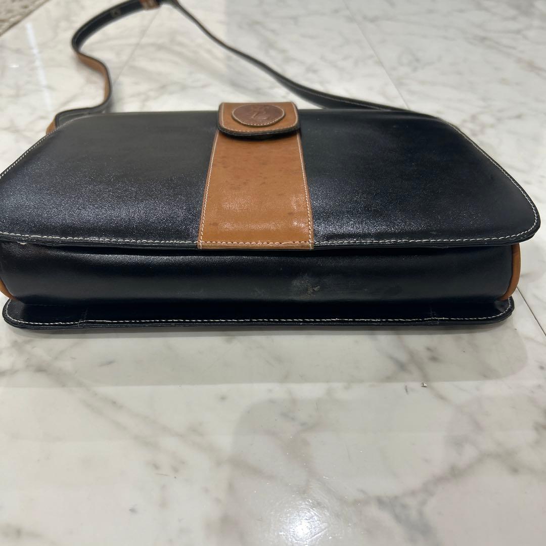 イヴサンローラン 本革 2wayショルダーバッグ　ブラック　匿名