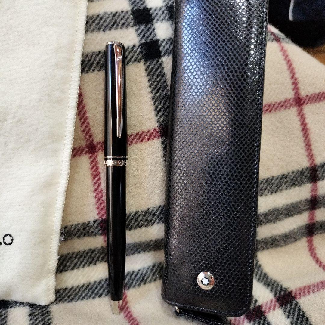 Mont Blanc Generationボールペン黒とケース 黒