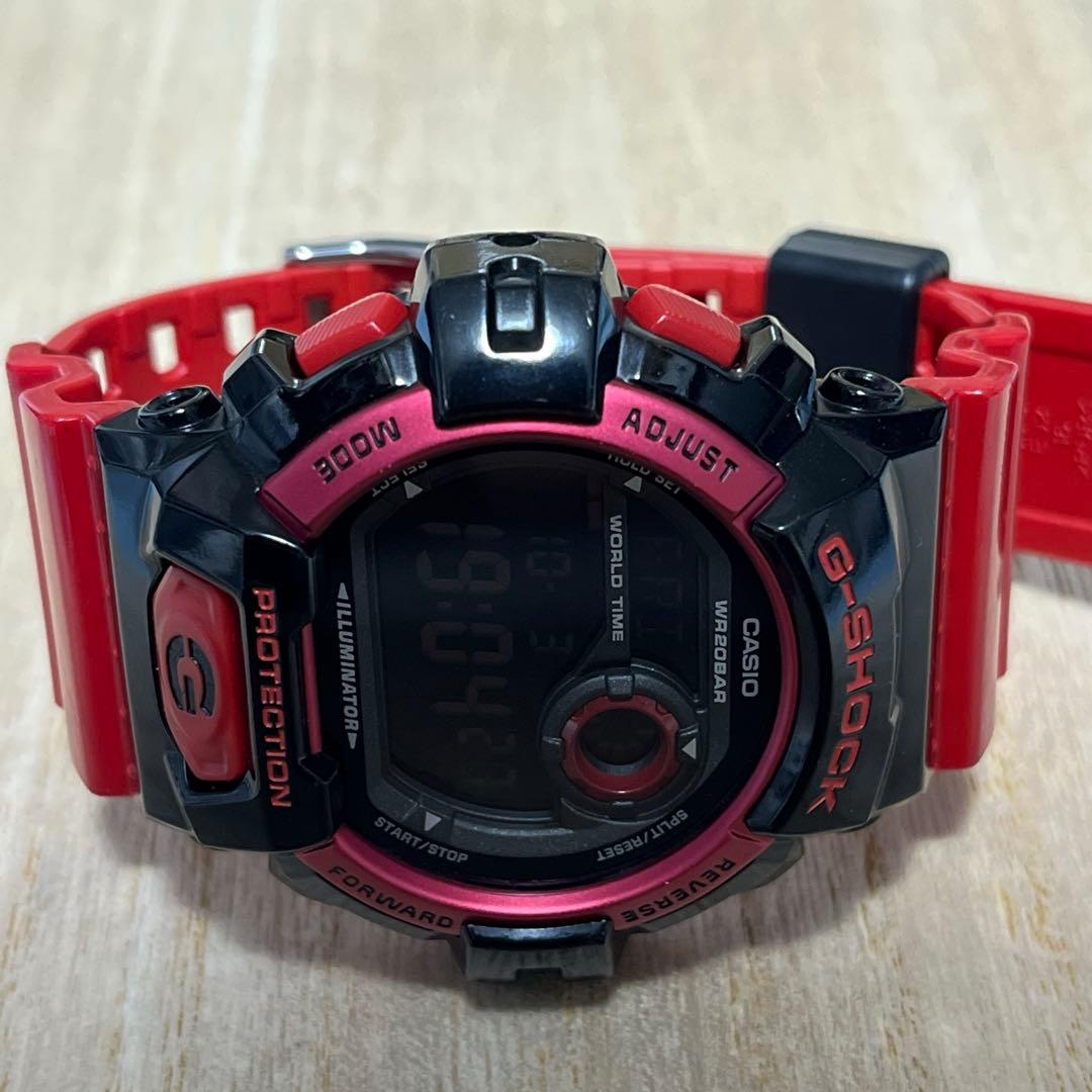【レア海外モデル超美品】G-SHOCKクレイジーカラーズ G-8900SCレッド