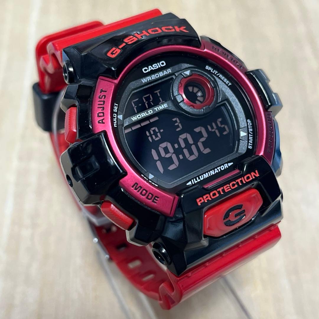 【レア海外モデル超美品】G-SHOCKクレイジーカラーズ G-8900SCレッド