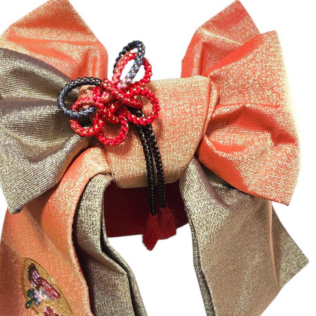 七五三 伝統的和服スタイル衣装　帯　子供用　きもの　つづれ　国産