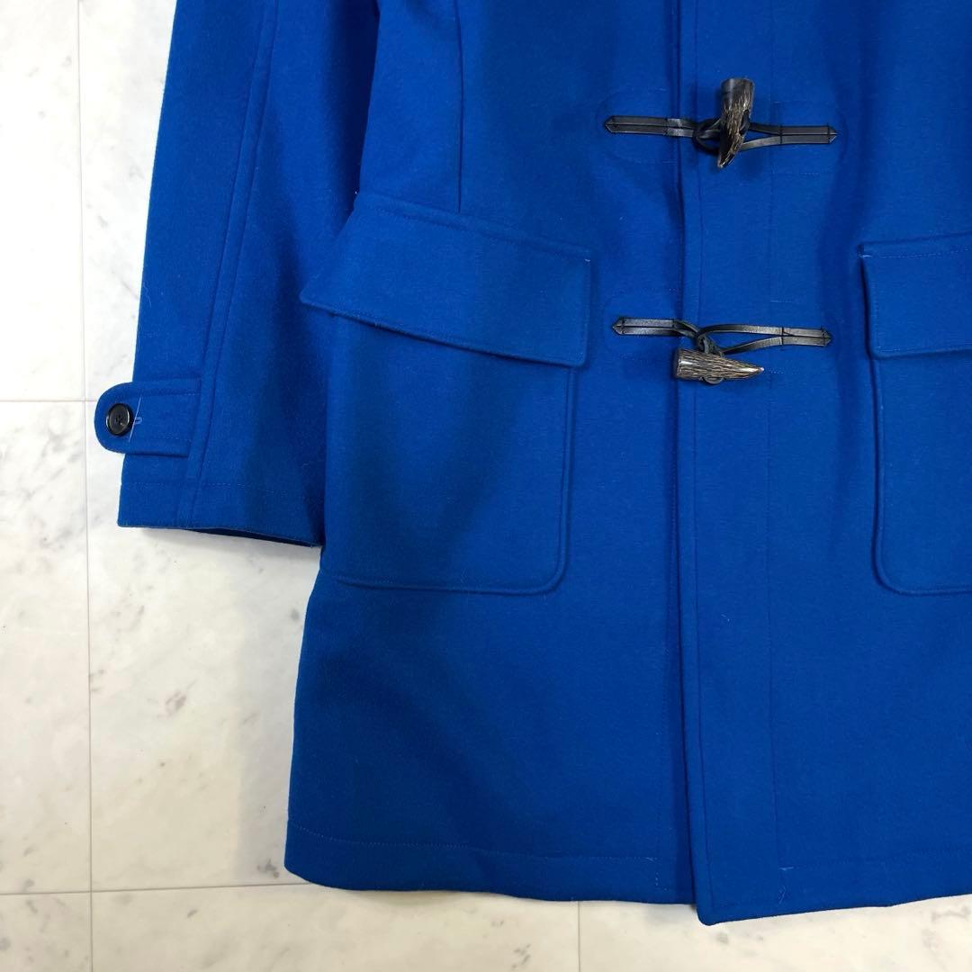 極美品♪SHIPS スーパー140'S ダッフルコート メリノウール メンズS