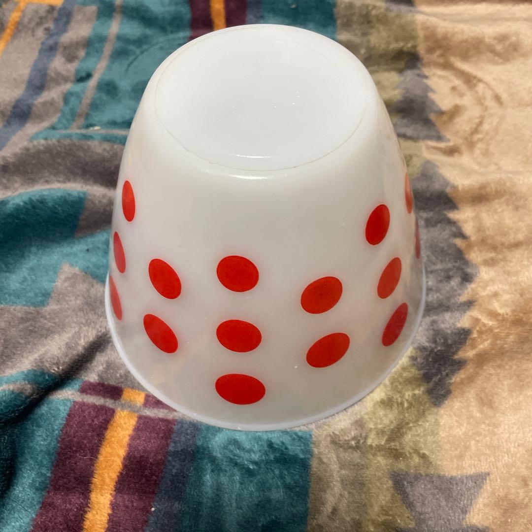 Fireking ポルカドット　ミキシングボウルSサイズ