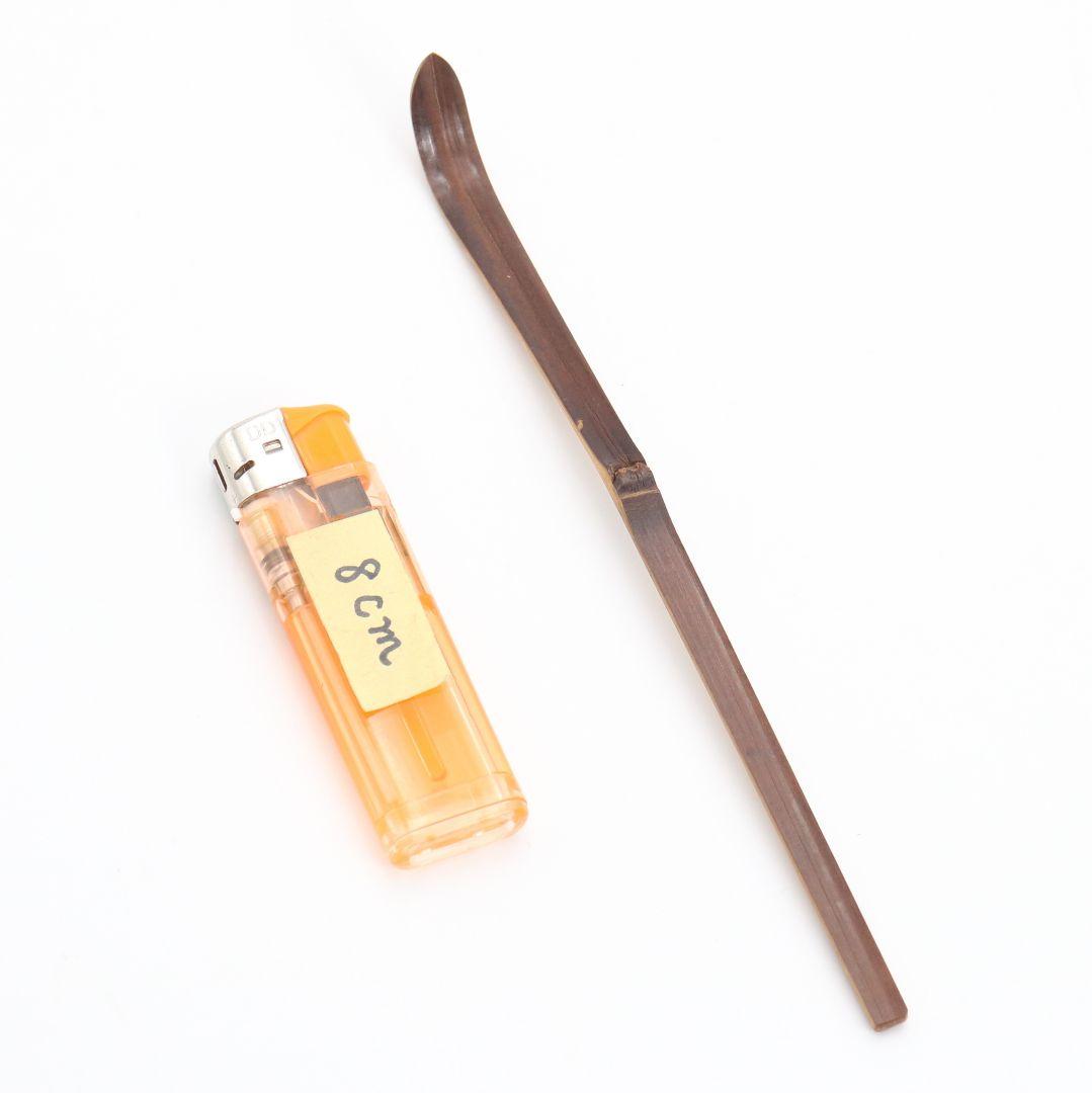 茶杓 寿老人 大徳寺 芳春院 三重野荊山(与雲)書付 茶道具　C1009