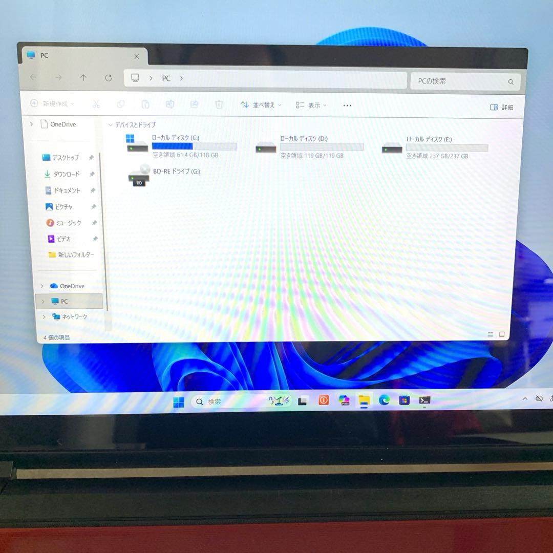 東芝タッチパネル i7\16/新品SSD480GB office2024