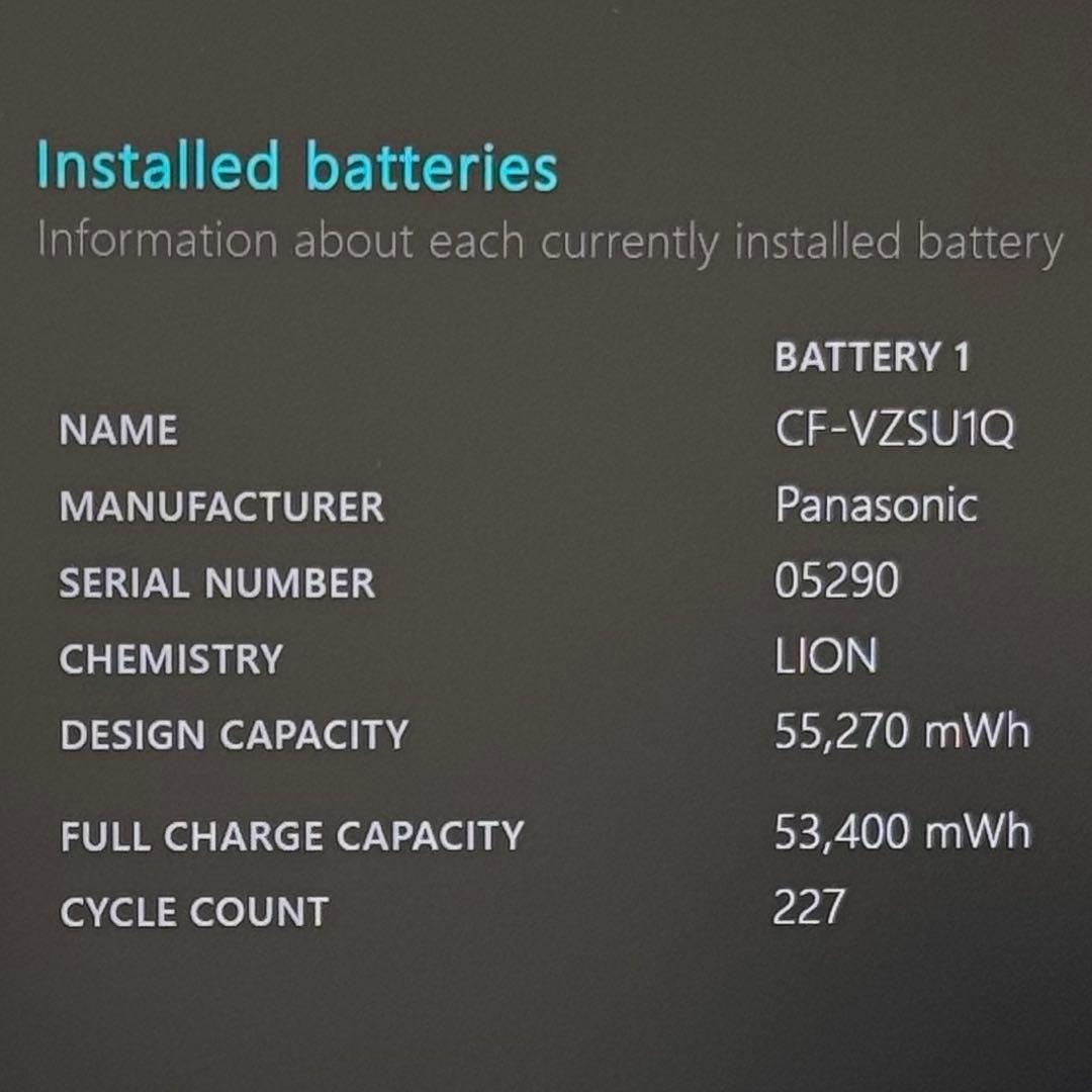 美品810 新品1TB Let's note FV1 16GB 大容量バッテリー