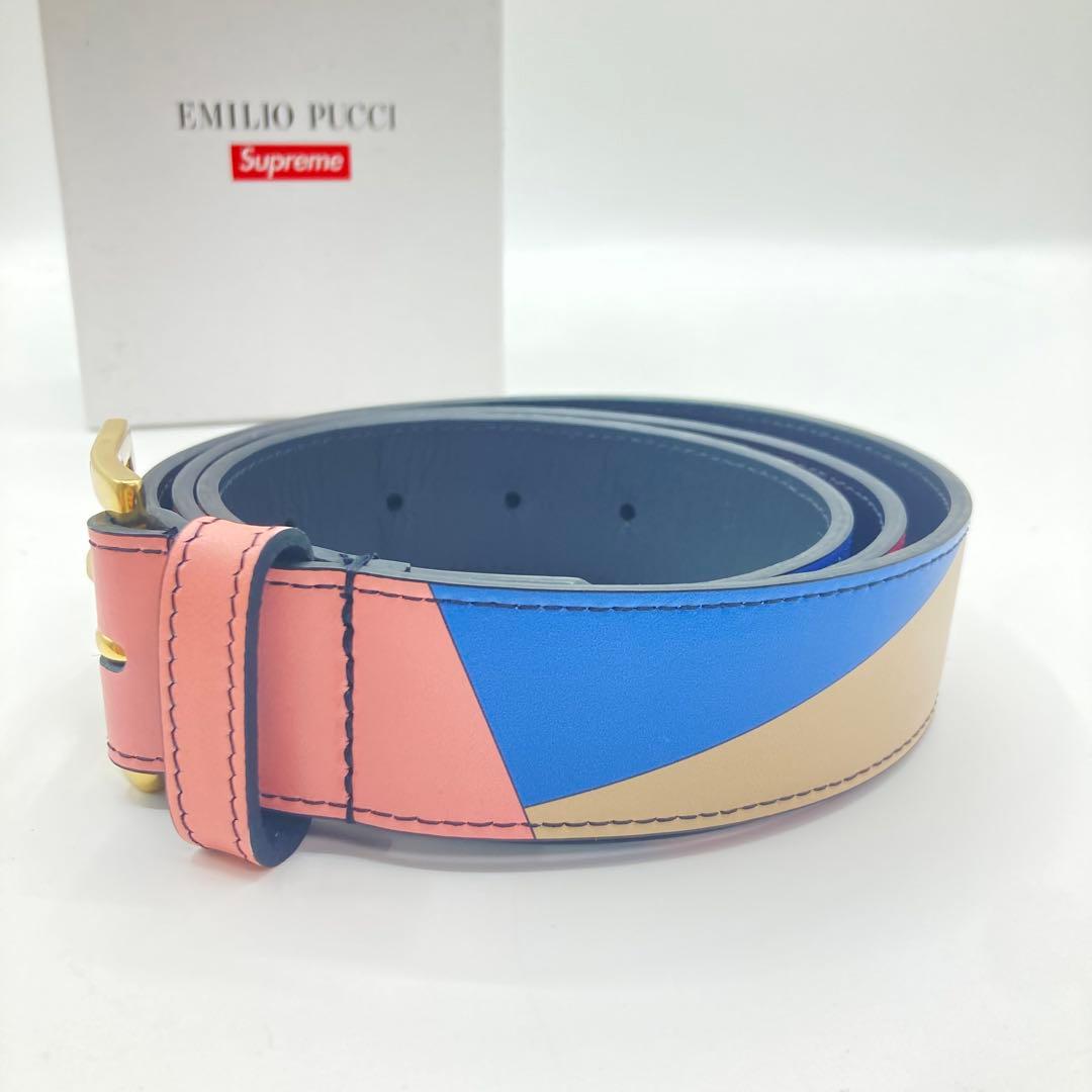 Supreme × EMILIO PUCCI Belt ピンク L/XLサイズ