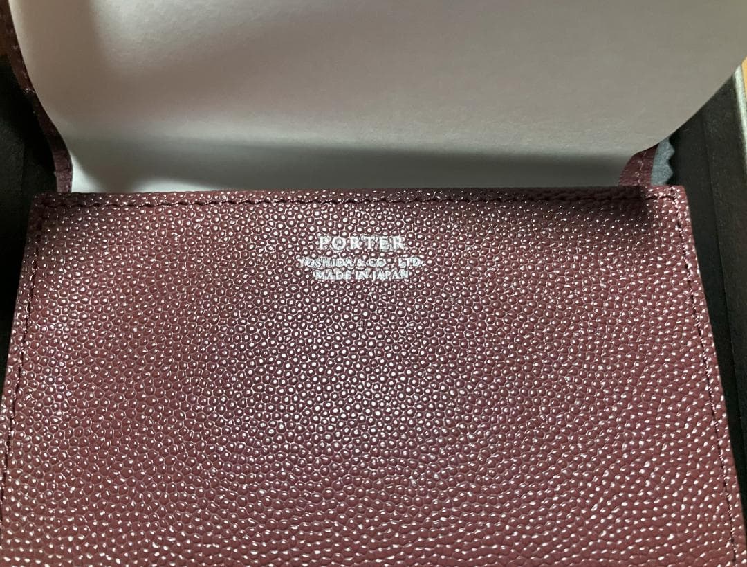 PORTER　新品未使用！タグ付き　エイブル カードケース　名刺入れ　正規品　赤