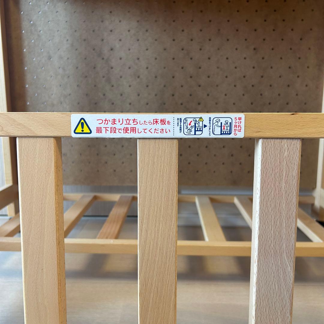 ベビーベッド日本製5wayベビーサークルパソコンデスクキッズデスク収納棚石崎家具