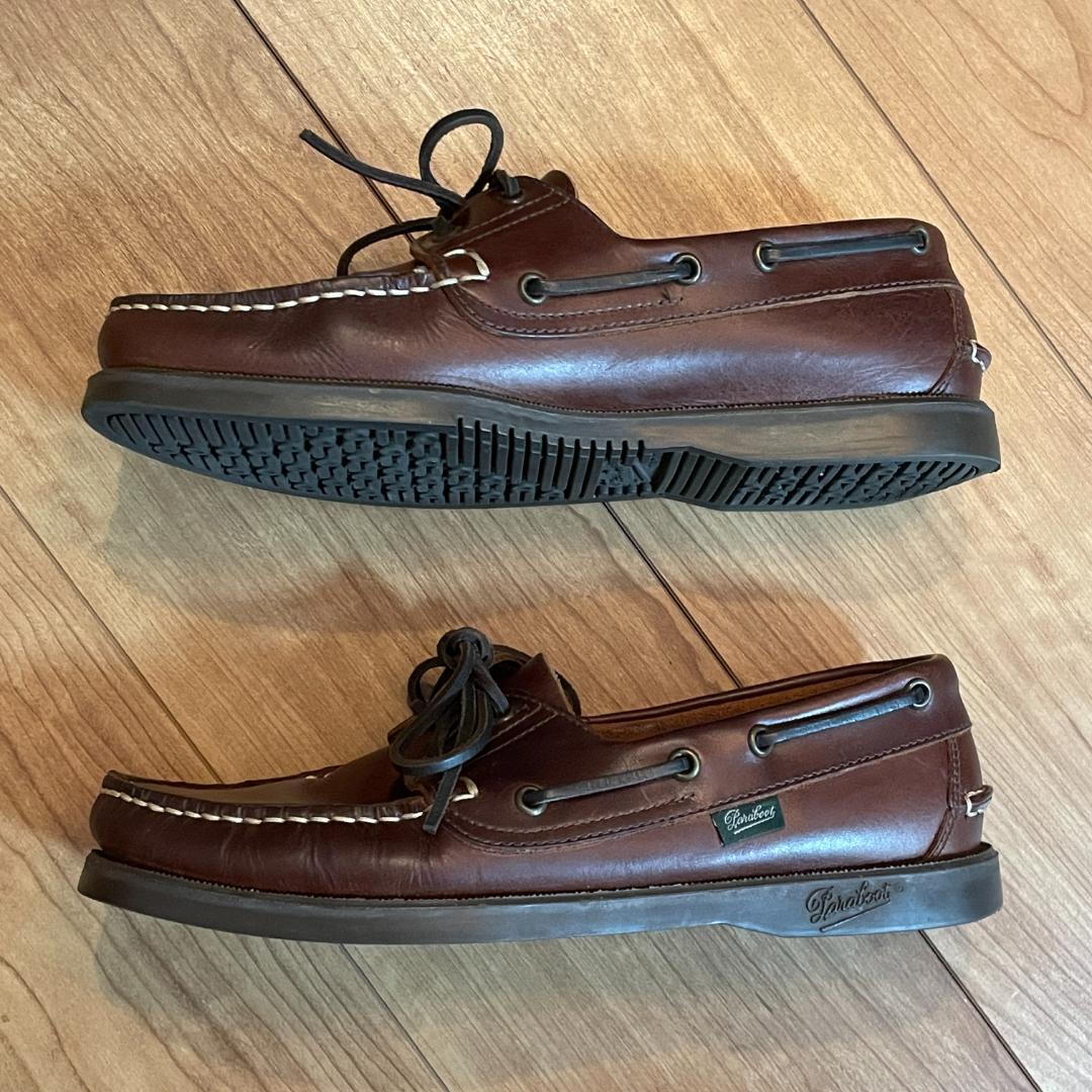 中古　パラブーツ　6 バース ブラウン　アメリカ Paraboot　0720