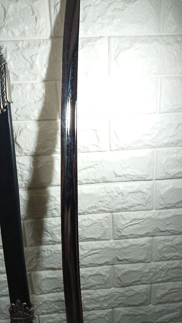 稀少 DENIX ブラック・バート 海賊サーベル 95cm シルバー 模造刀