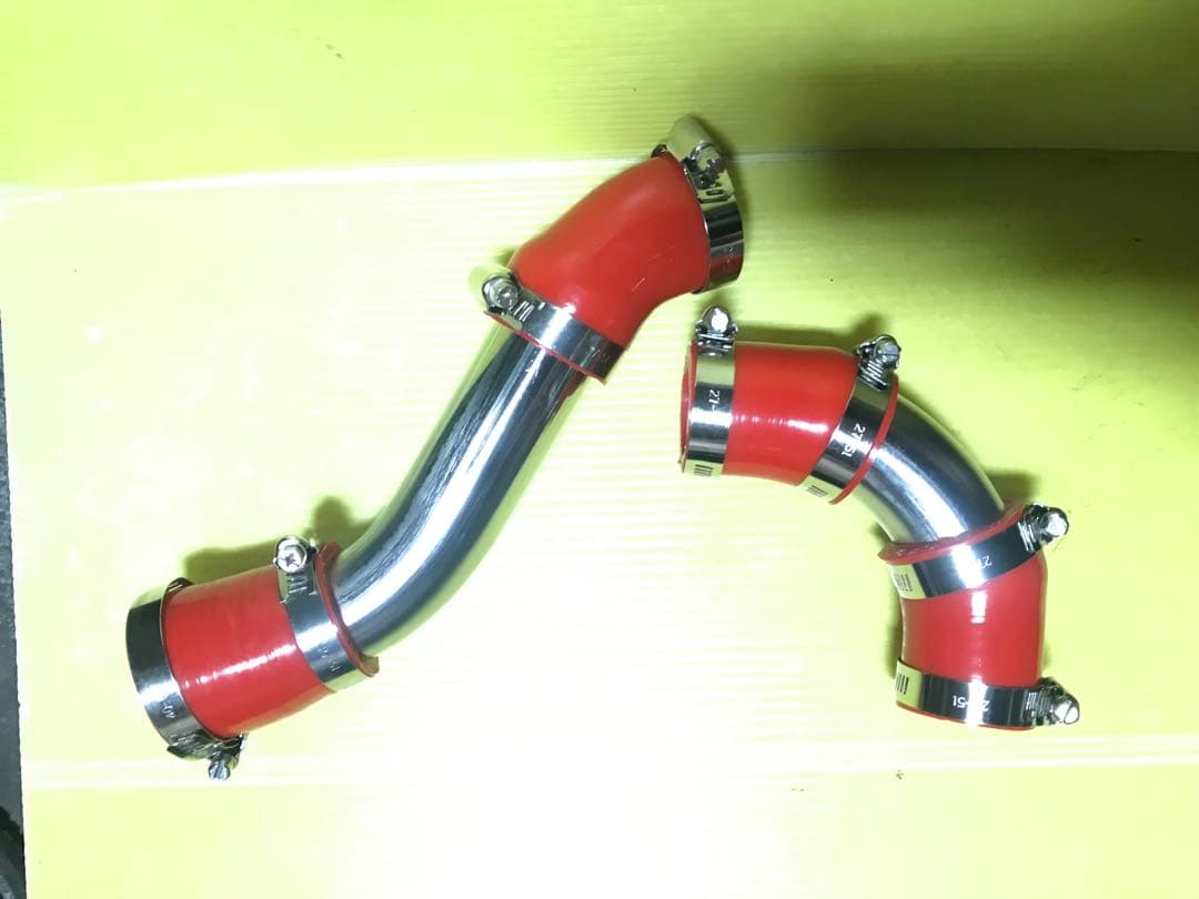 正規商品！ジムニー 【JA12】ターボパイプ2点set SUS製!希少レッド！