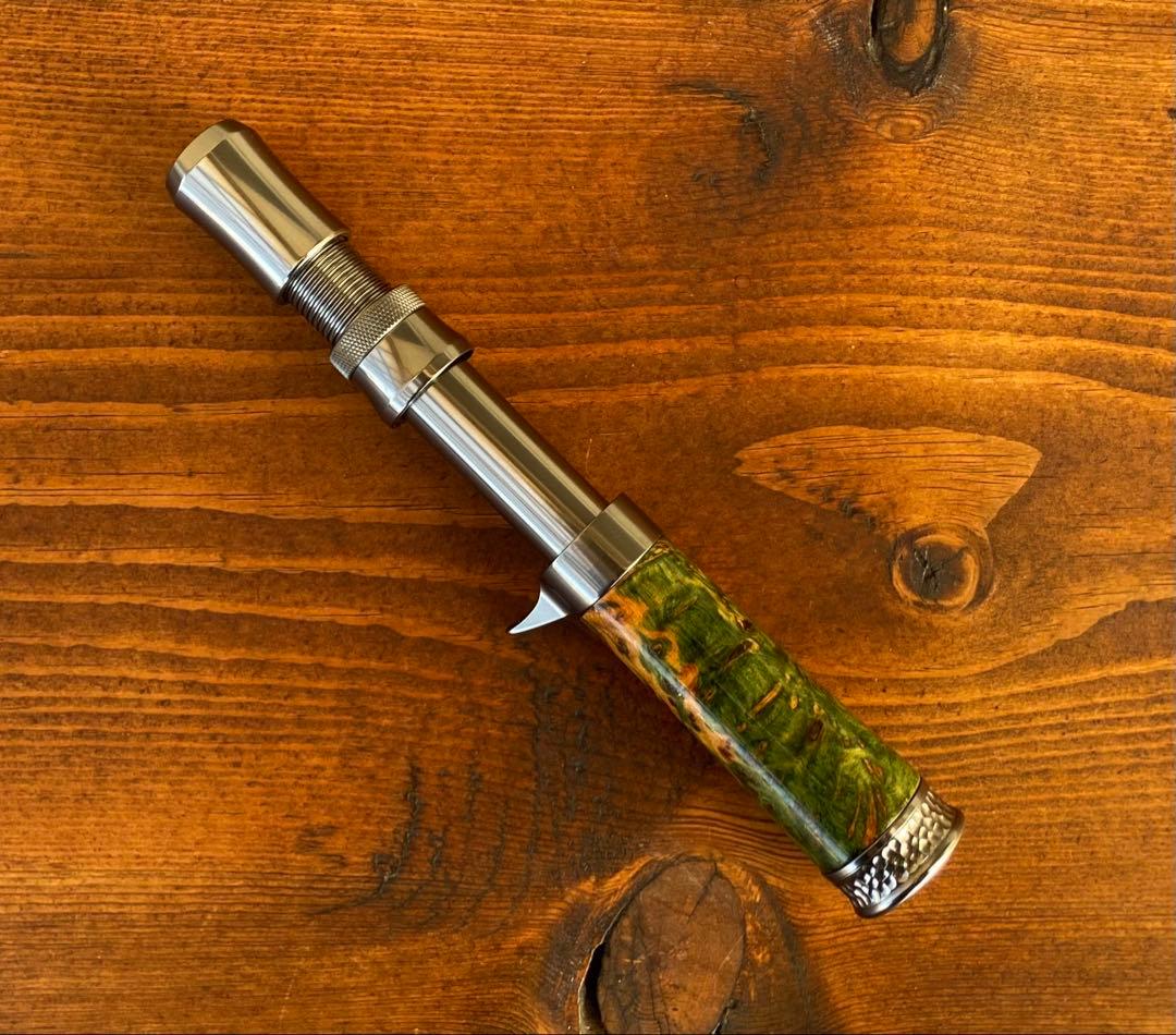 トラウトグリップ　インロッドフェルール　渓流　ベイトロッド　スタビライズドウッド