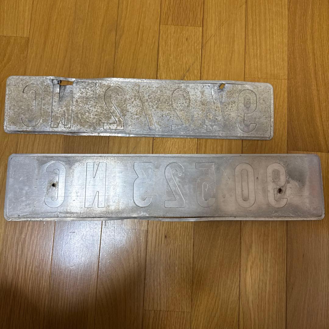 鉄道プレート　94772 NC & 90523 NC 2枚セット