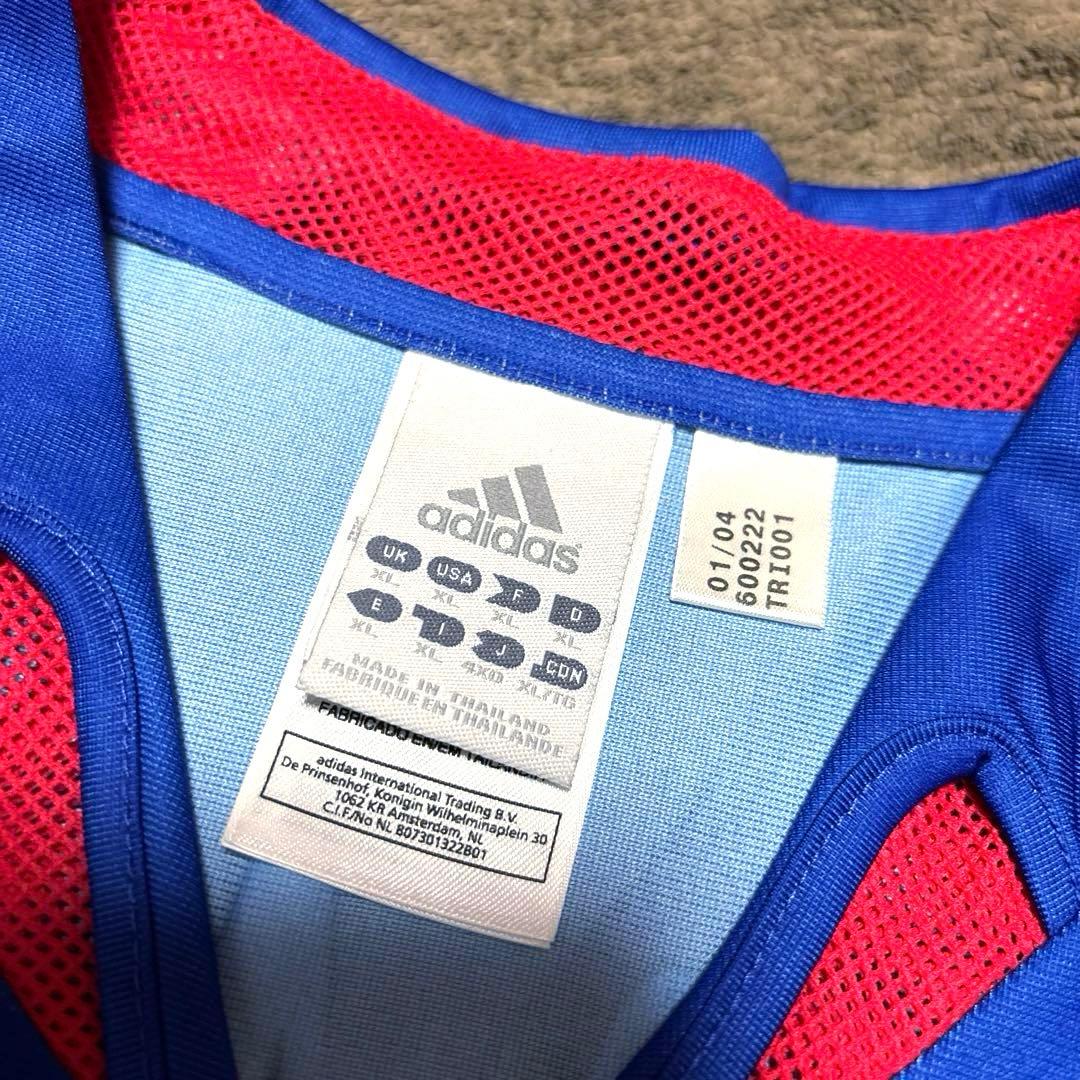 【美品】フランス代表 2004 ホーム ユニフォーム ジダン アディダス #10