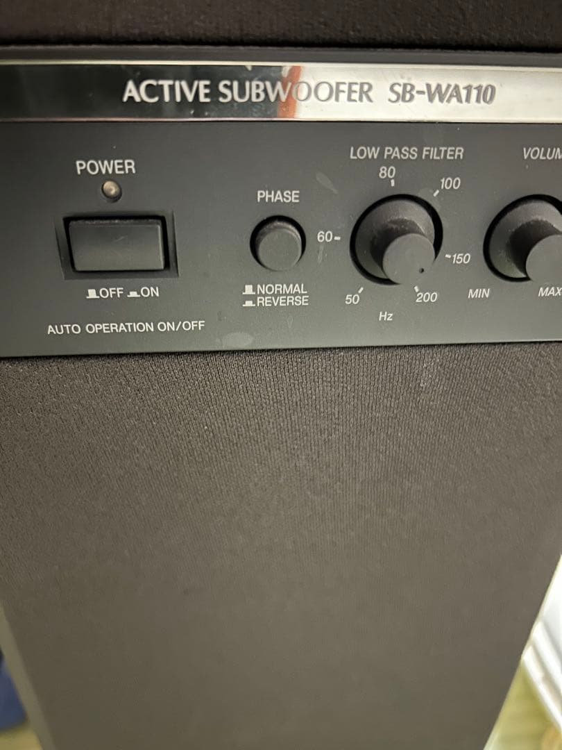 パナソニック　アクティブサブウーファ　 SB-WA110