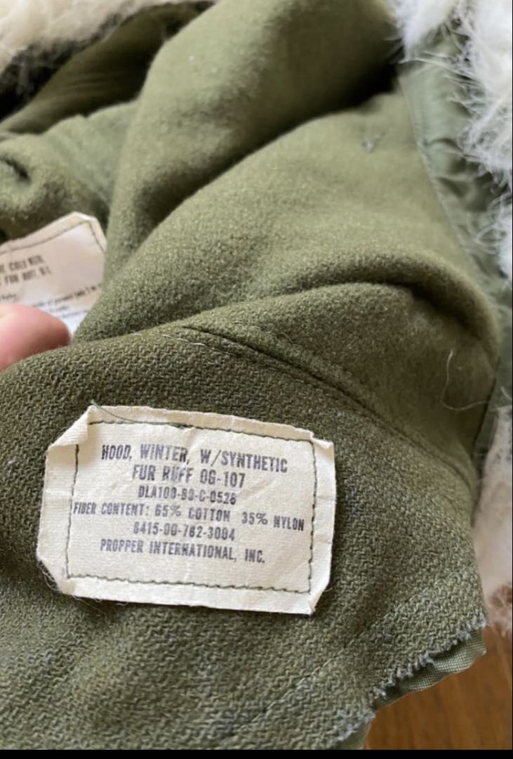 Ｍ-65 フィッシュテールパーカ フルセット　デッドストック