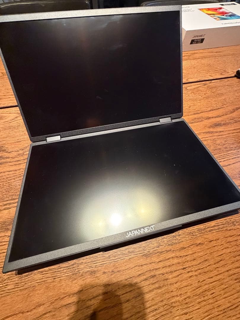 JAPANNEXT デュアルモバイルモニター 15.6インチ×2 ほぼ未使用