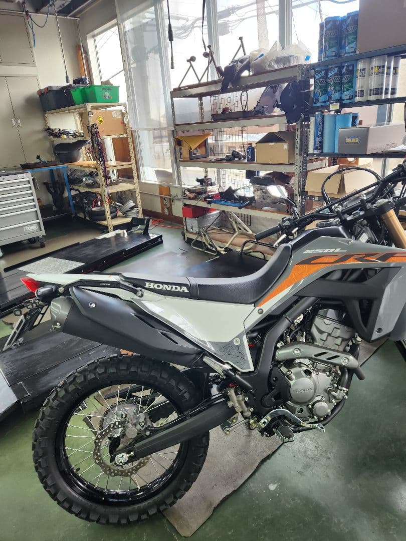 DRC新品ツーリングキャリア&サイドバックサポートCRF250ラリー等MD47