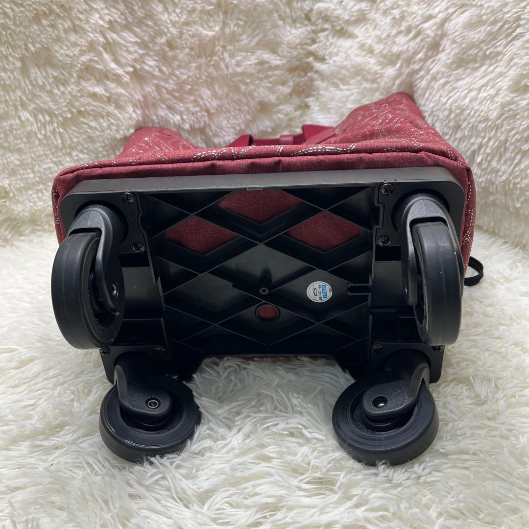 美品 SWANY キャリーバッグ フローロ 花柄 スワニー ピンク 4輪