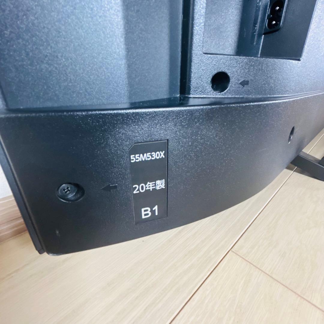 【美品】2020年製 TOSHIBA 4K REGZA 55M530X
