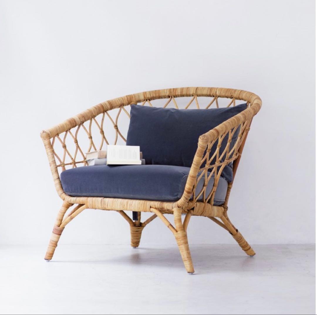 IKEA STOCKHOLM ラタン　籐　ソファ