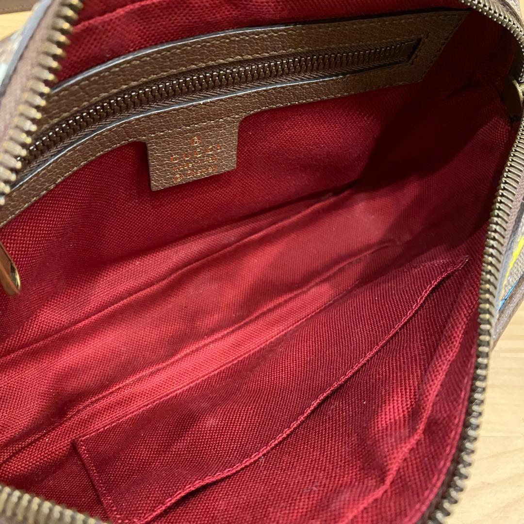ほぼ未使用 GUCCI ディズニー ウエストポーチ GGスプリーム