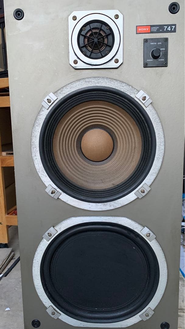 R*a様 SONY スピーカーペア SS-747 8Ω 80W ソニー 昭和レト