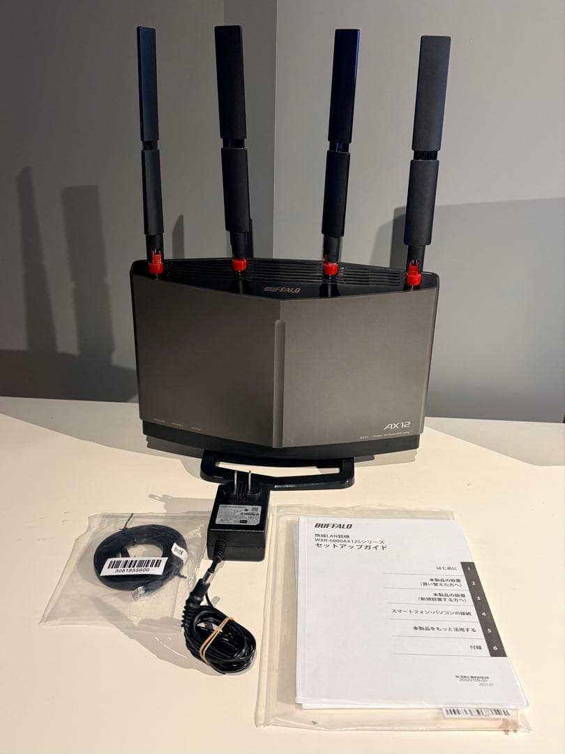 のり　BUFFALO WXR-6000AX12S Wi-Fi6 AX12
