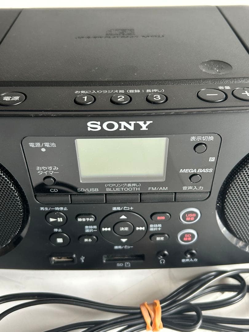 現状 SONY ZS-RS81BT CDラジオ・ラジカセ Bluetooth