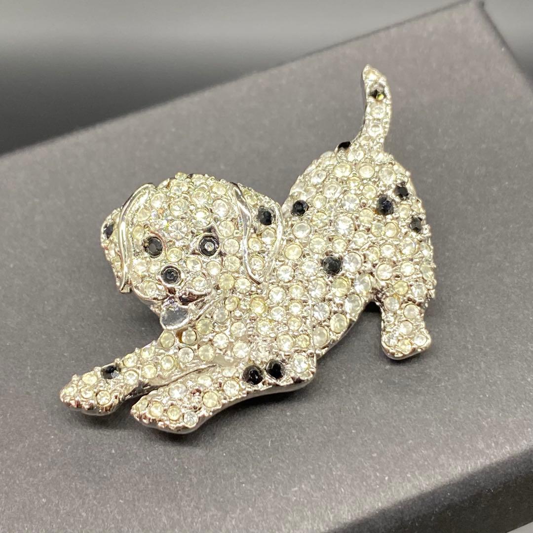 BUTLER & WILSON バトラー&ウィルソン ダルメシアン犬 ブローチ