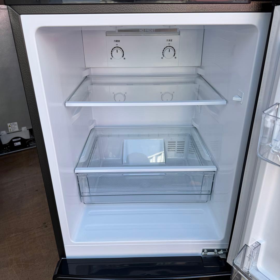 C7317★2024年製美品★ハイアール冷蔵庫ヤマダ洗濯機ブラック黒　家電セット