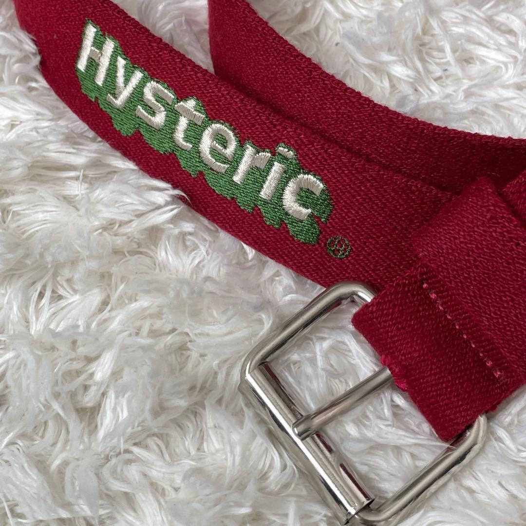 【希少】刺繍　Hysteric バーガンディ ベルト