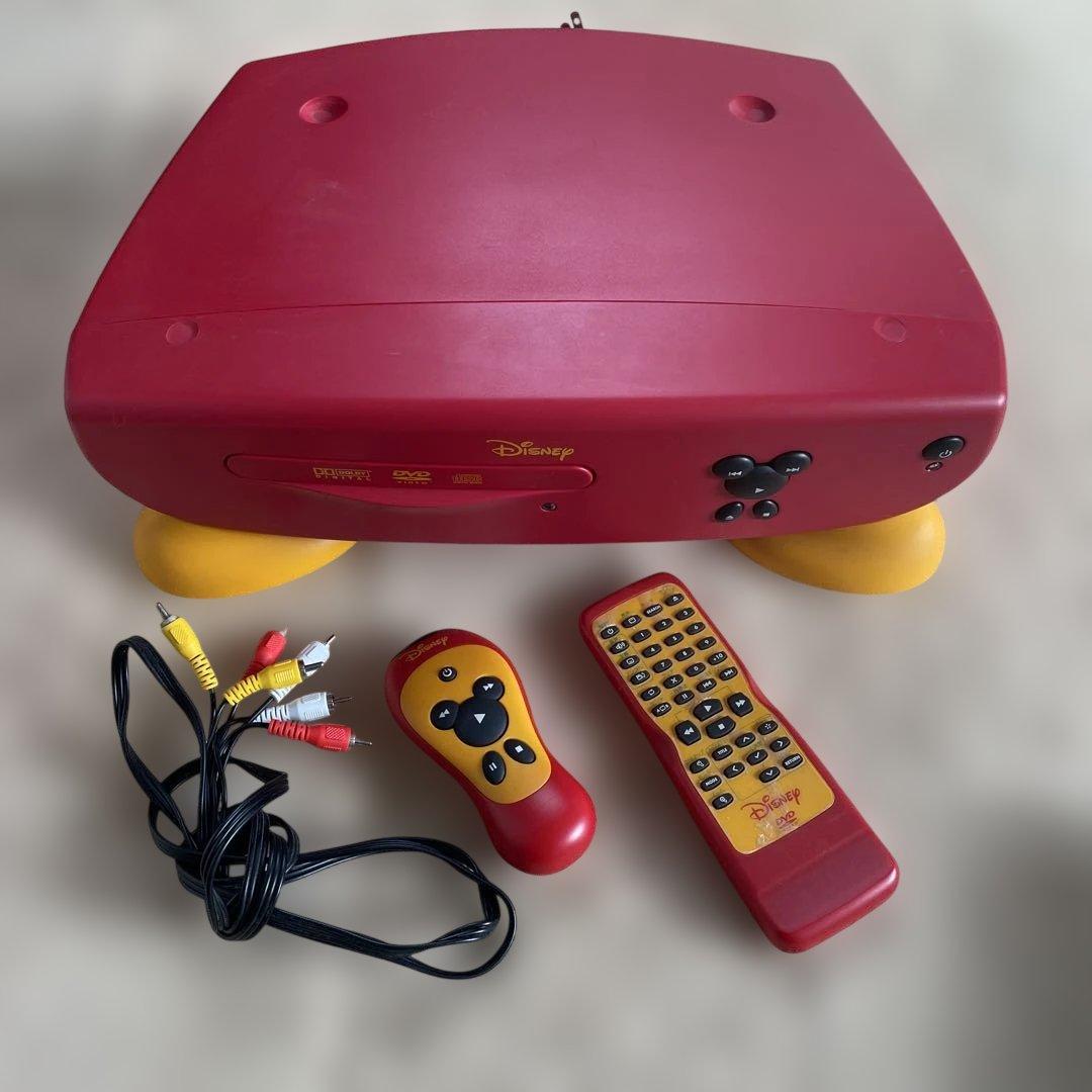 希少美品Disney ミッキーマウス DVDプレーヤー